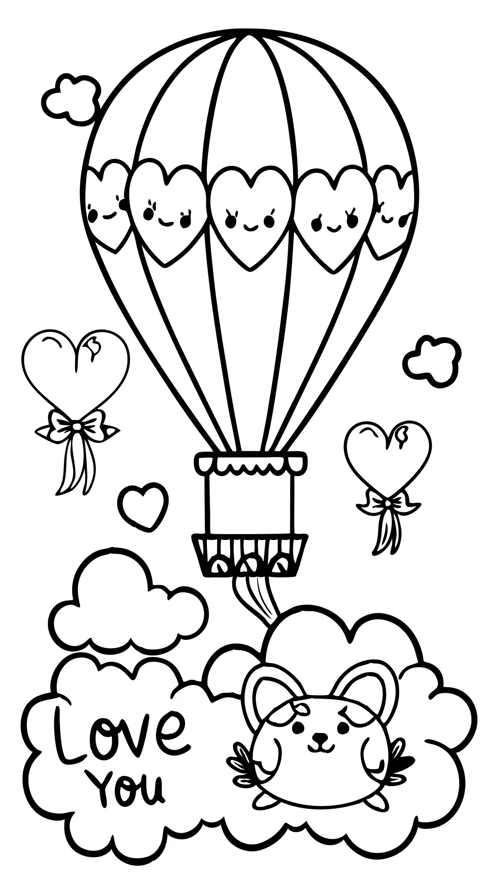 valentines coloring page